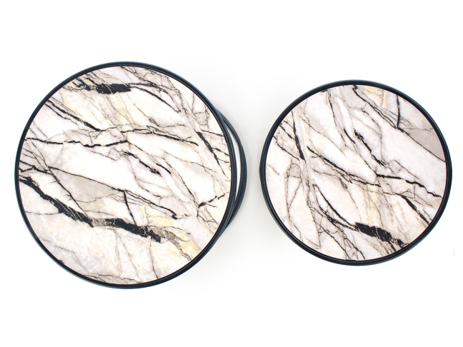 Kavos staliukų rinkinys SUSANNA 6 Kavos staliukų rinkinys SUSANNA 6