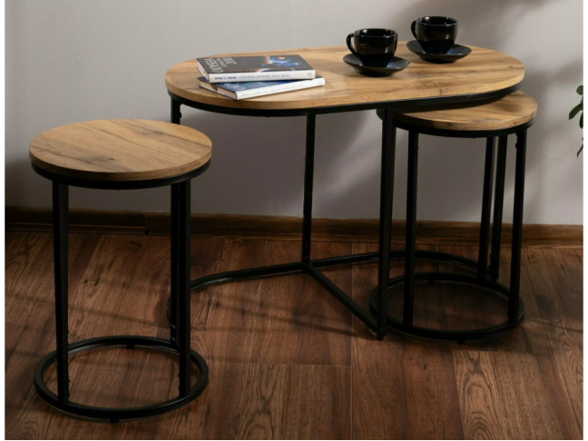 Kavos staliukų rinkinys TWIX 2 Kavos staliukų rinkinys TWIX 2