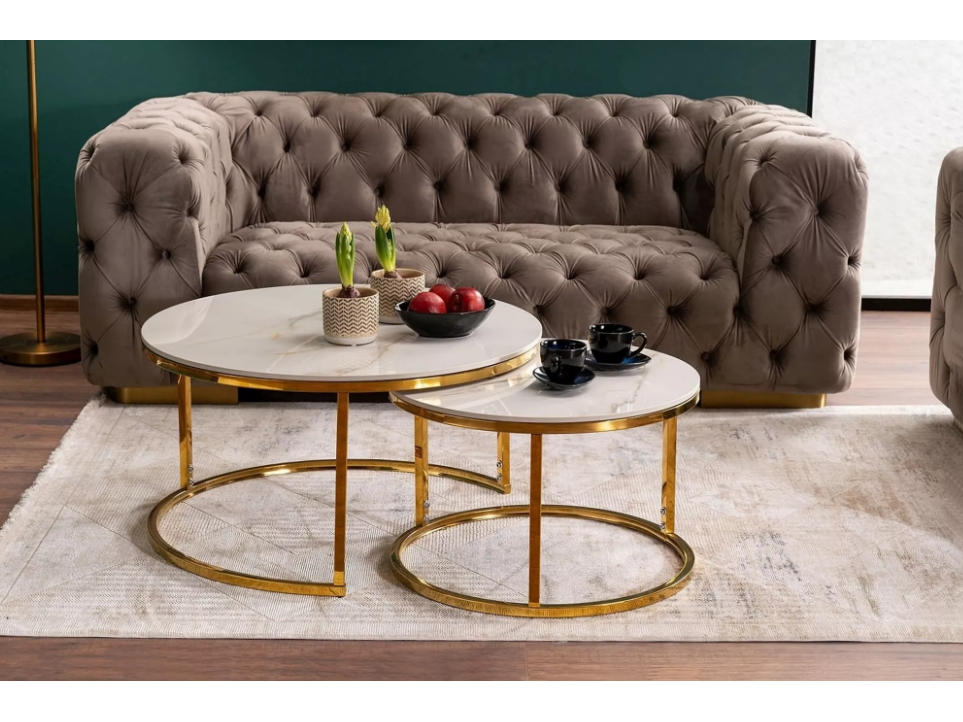 Kavos staliukų rinkinys PORTAFINO A 60/80 1