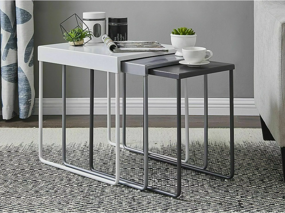 Kavos staliukų rinkinys VICKY 5 Kavos staliukų rinkinys VICKY 5