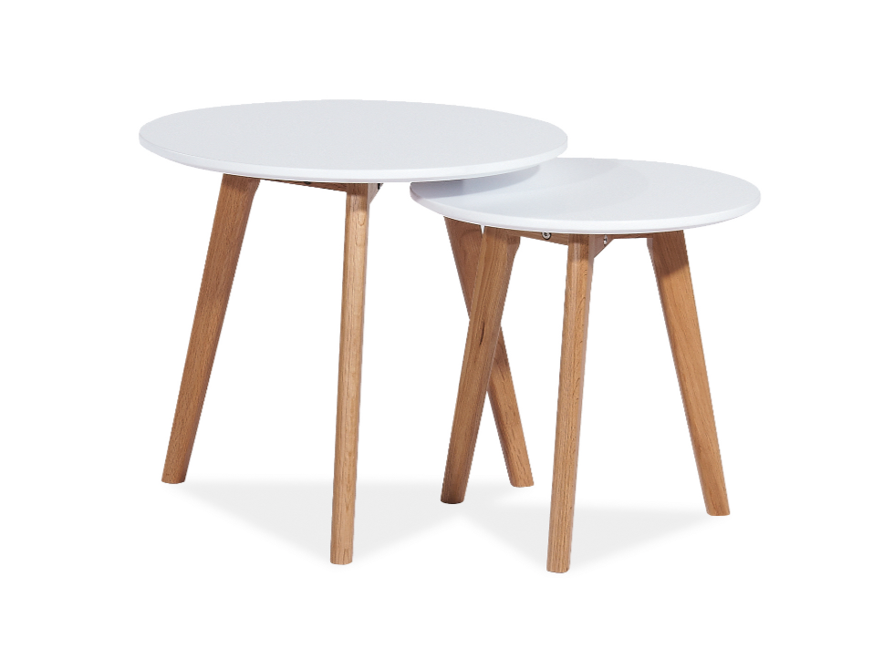 Kavos staliukų rinkinys MILAN S2 Kavos staliukų rinkinys MILAN S2