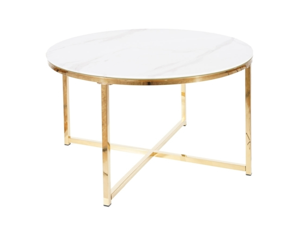 Stiklinis kavos staliukas SALMA