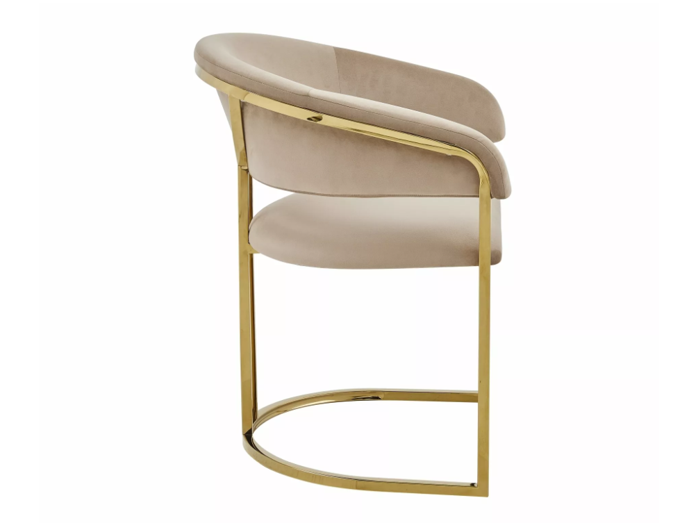 Kėdė TULIPE GOLD VELVET 2