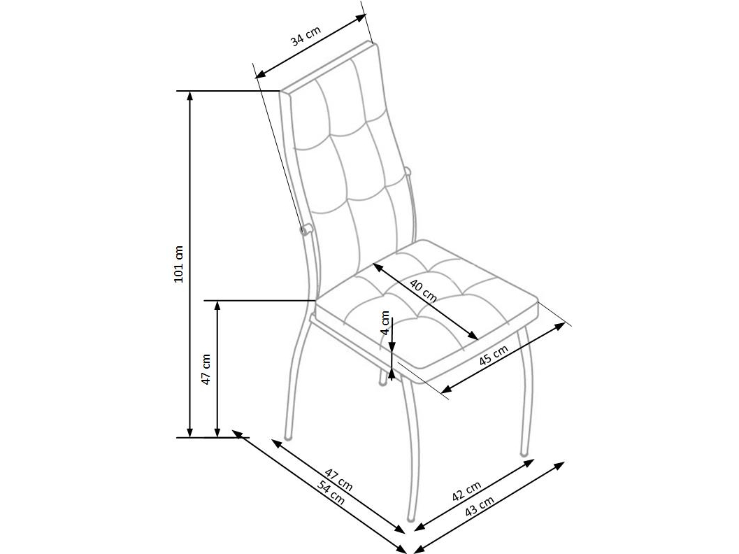 Kėdė K-416 9 Kėdė K-416 9