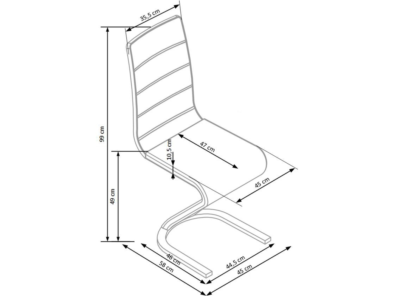 Kėdė K-194 4 Kėdė K-194 4