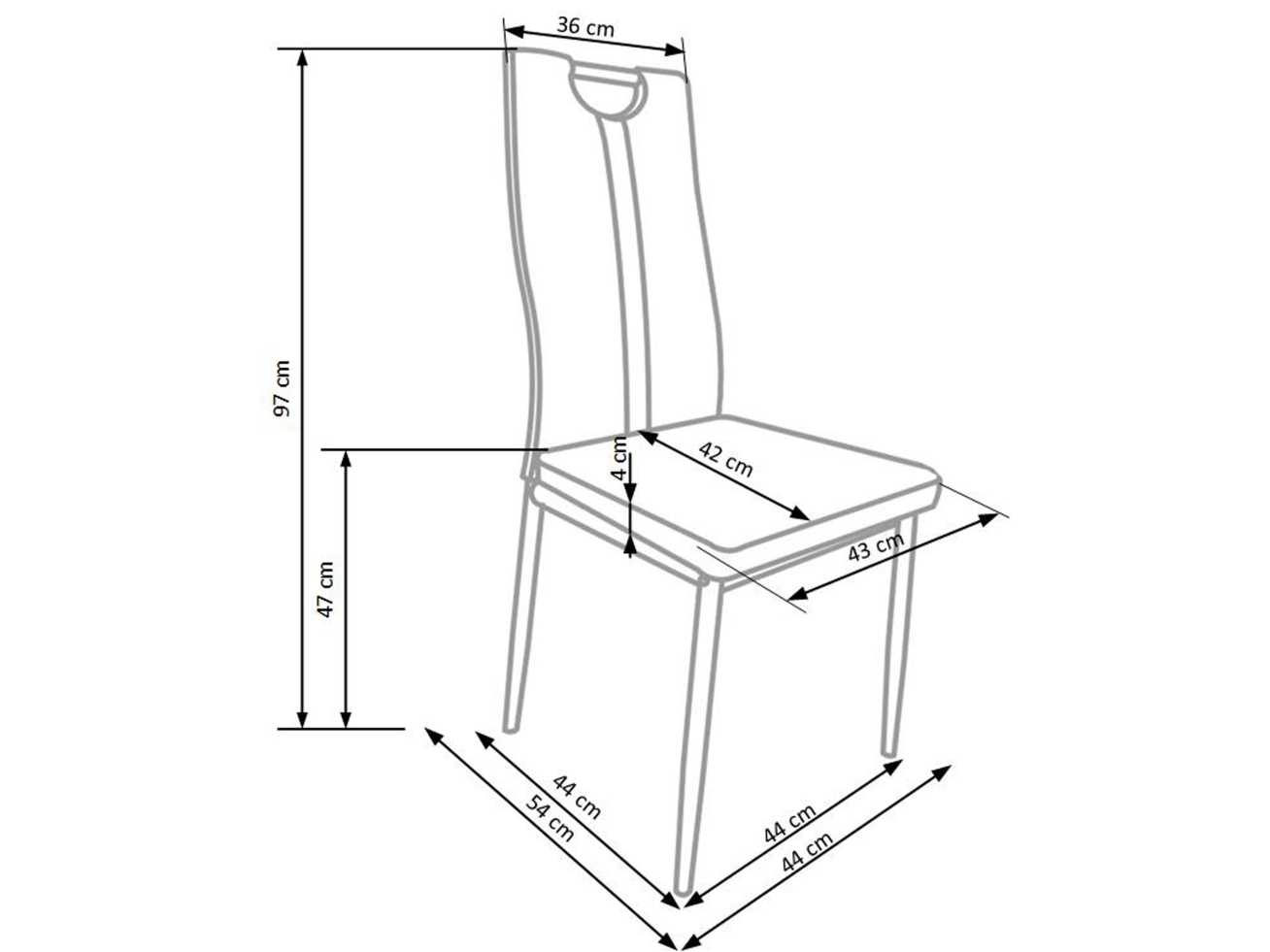 Kėdė K-202 7 Kėdė K-202 7