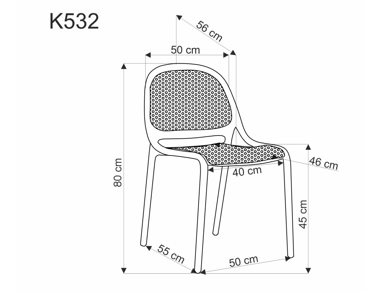 Lauko kėdė K-532 14