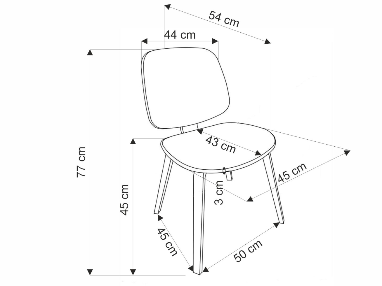 Kėdė K-563 14 Kėdė K-563 14