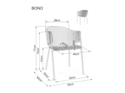 Kėdė BONO VELVET GOLD