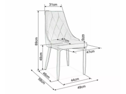 Kėdė TRIX B VELVET