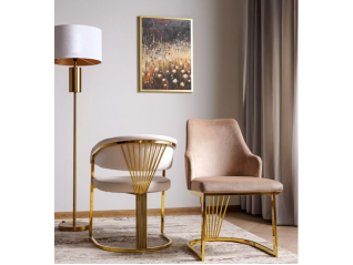 Kėdė CROWN VELVET GOLD