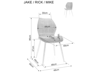 Kėdė MIKE VELVET