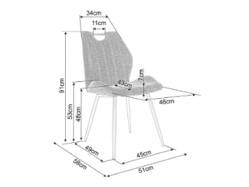 Kėdė ARCO VELVET 4