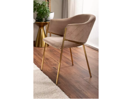 Kėdė BONO VELVET GOLD 4 Kėdė BONO VELVET GOLD 4