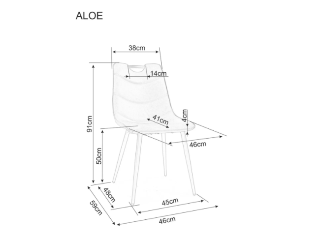 Kėdė ALOE 6