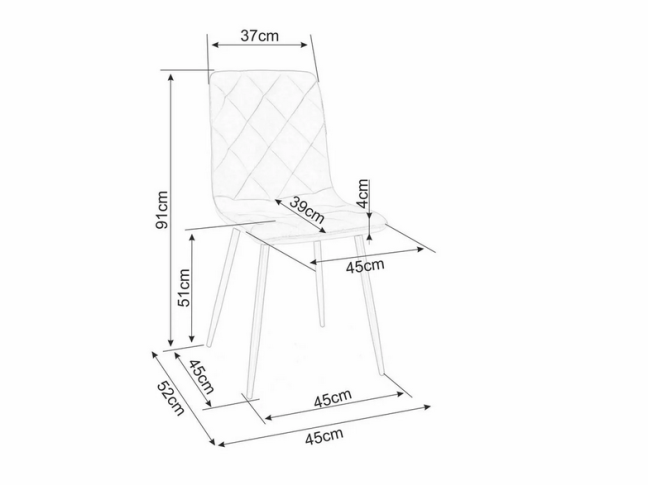 Kėdė JERRY VELVET 1