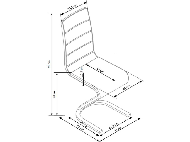 Kėdė K-194 4 Kėdė K-194 4