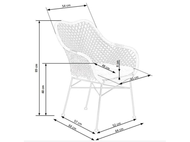 Lauko kėdė K-336 9