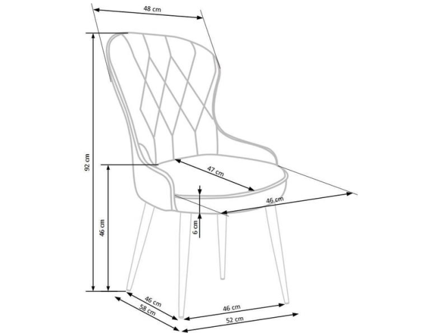 Kėdė K-366 13 Kėdė K-366 13