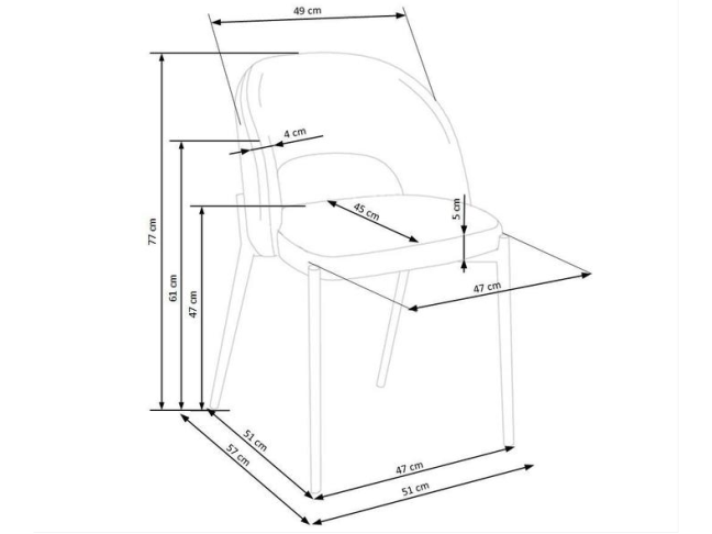 Kėdė K-486 9 Kėdė K-486 9