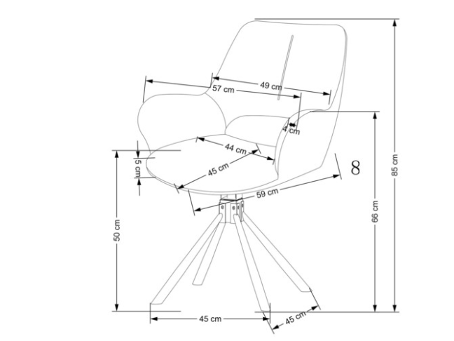 Sukamoji kėdė K-494 16