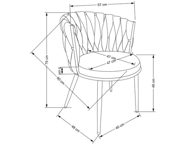 Kėdė K-517 12 Kėdė K-517 12