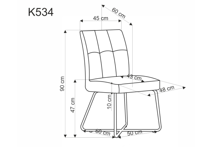 Kėdė K-534 12 Kėdė K-534 12