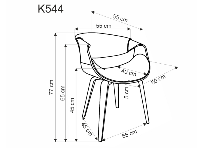 Kėdė K-544 9