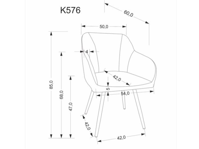 Sukamoji kėdė K-576 9 Sukamoji kėdė K-576 9