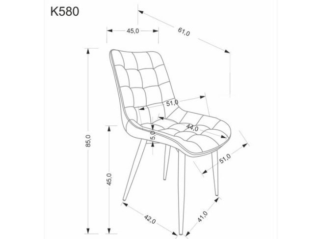 Kėdė K-580 1