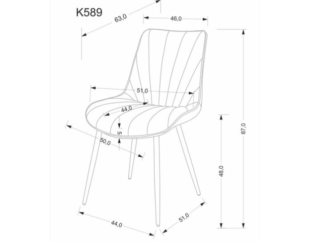 Kėdė K-589 9 Kėdė K-589 9