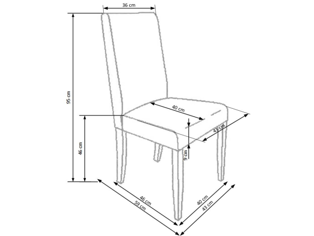 Kėdė KERRY BIS 2 Kėdė KERRY BIS 2