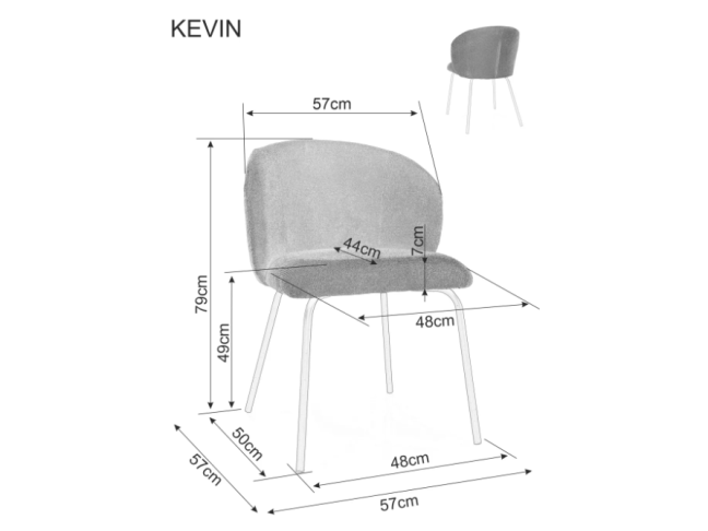 Kėdė KEVIN VARDO 4