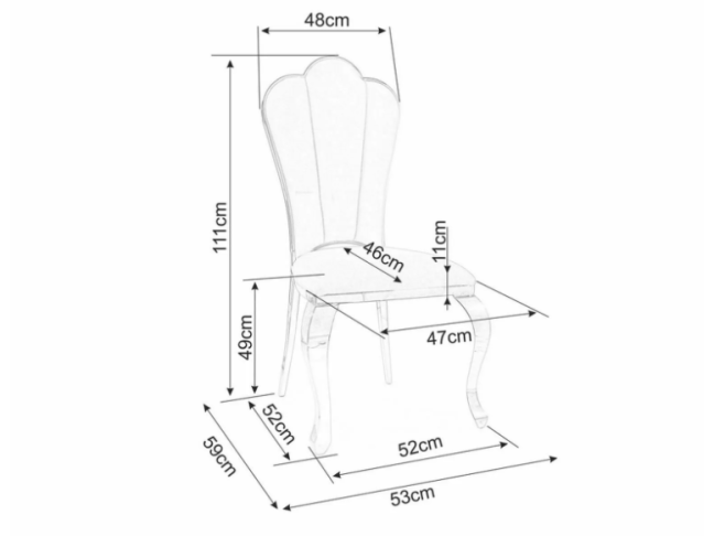 Kėdė QUEEN 6 Kėdė QUEEN 6