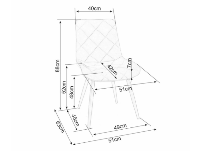 Kėdė RALPH VELVET 7