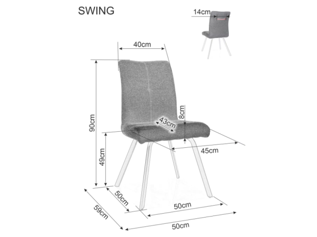 Kėdė SWING BREGO 5