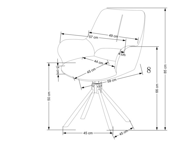 Sukamoji kėdė K-494 16