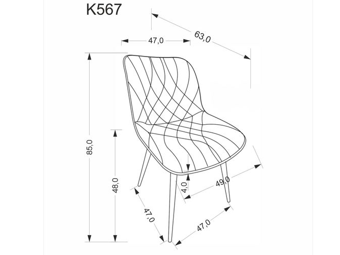 Kėdė K-567 9 Kėdė K-567 9