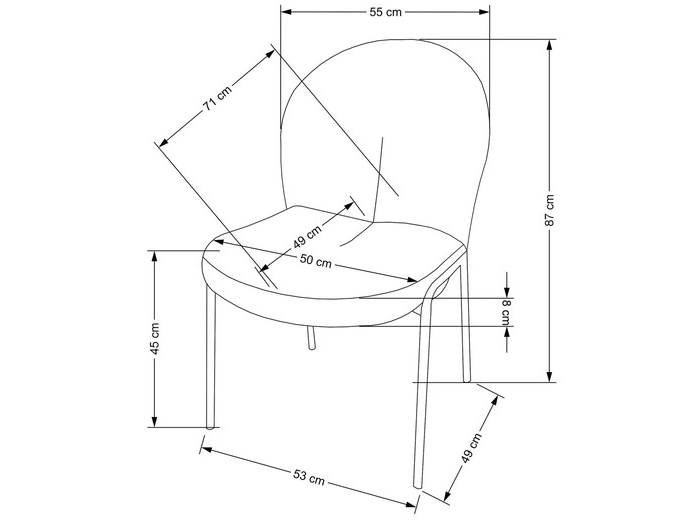 Kėdė K-507 13 Kėdė K-507 13