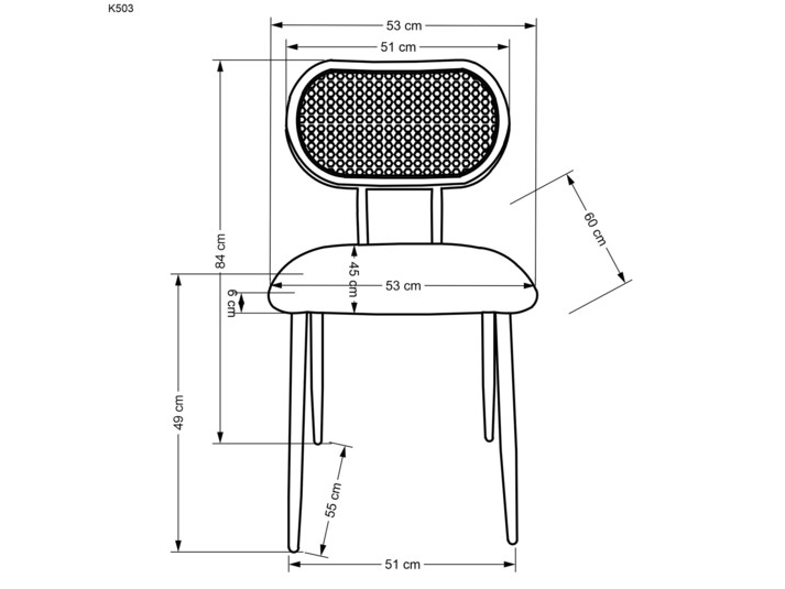 Kėdė K-503 15 Kėdė K-503 15