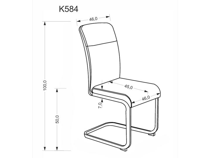 Kėdė K-584 9 Kėdė K-584 9