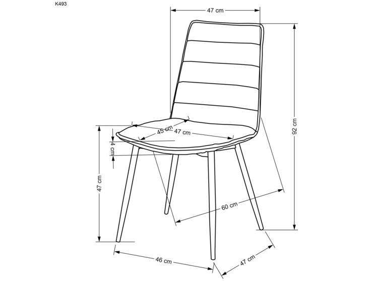 Kėdė K-493 9 Kėdė K-493 9