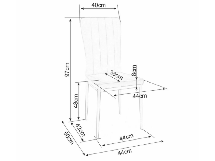 Kėdė VIGO VELVET 6