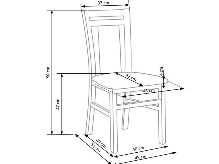 Kėdė HUBERT 8 7 Kėdė HUBERT 8 7