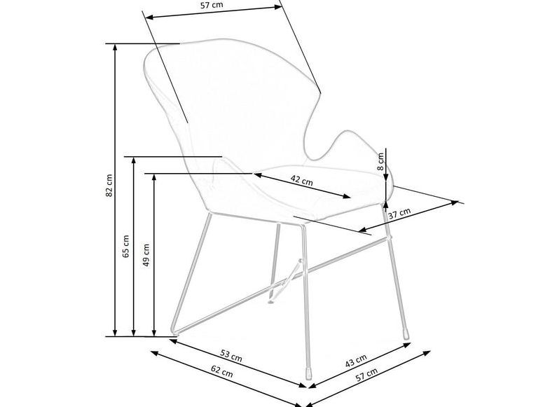 Kėdė K-458 6 Kėdė K-458 6