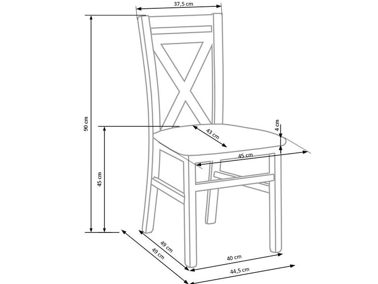 Kėdė DARIUSZ 2 2 Kėdė DARIUSZ 2 2
