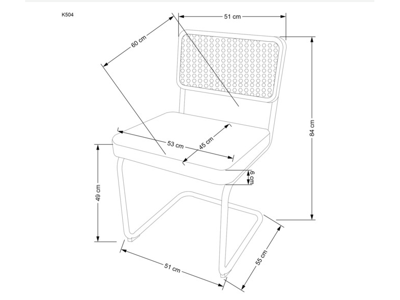 Kėdė K-504 12 Kėdė K-504 12