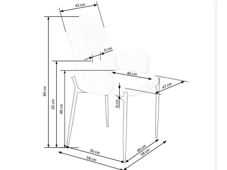 Kėdė K-477 10 Kėdė K-477 10