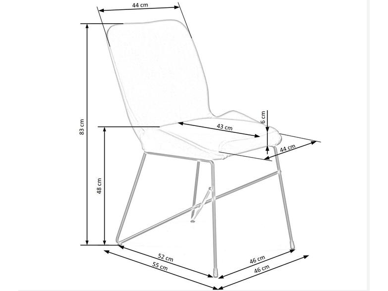 Kėdė K-454 10 Kėdė K-454 10