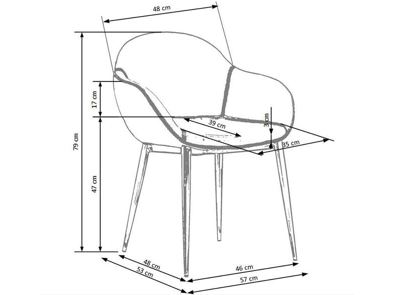 Kėdė K-304 10 Kėdė K-304 10